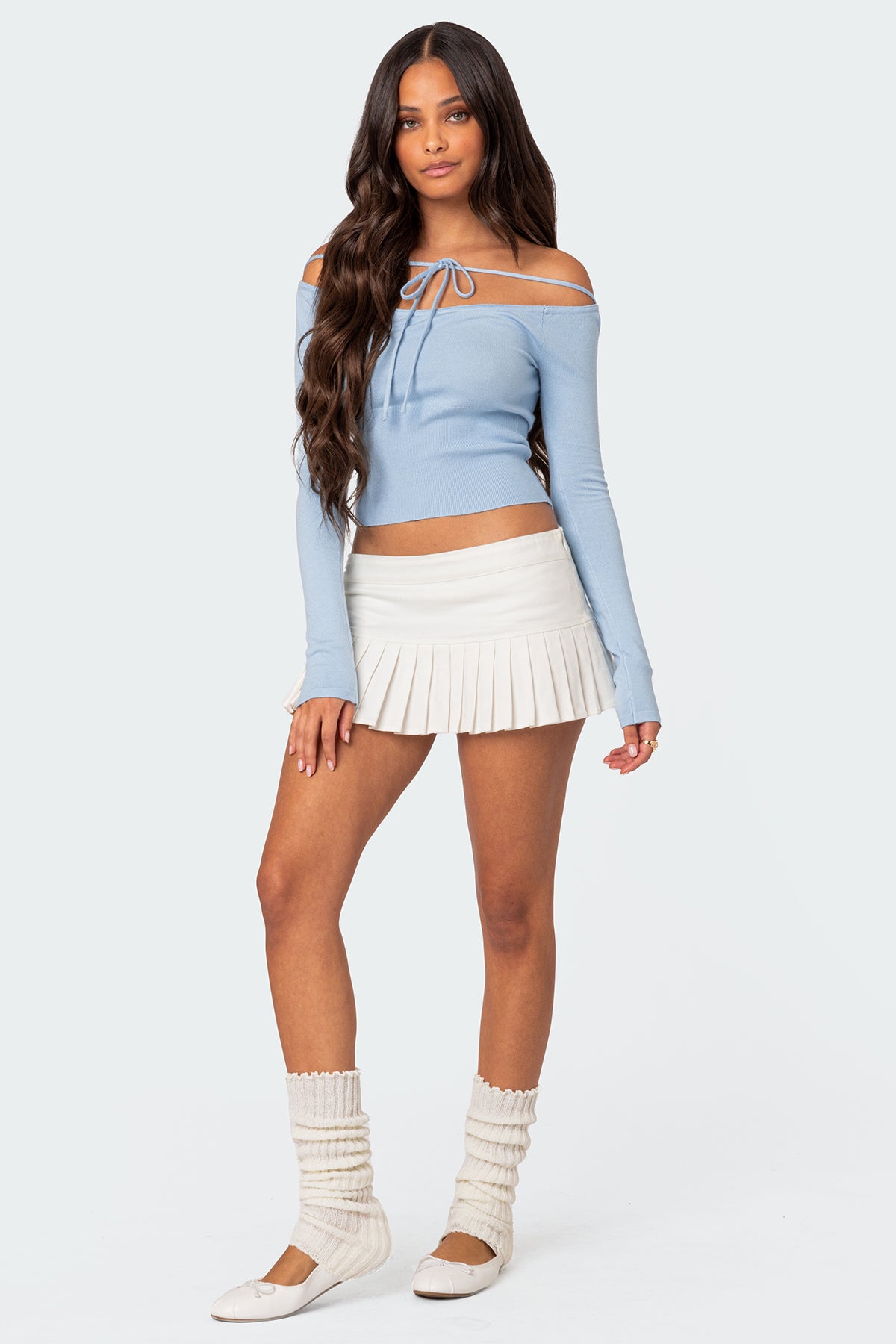 Jane Tie Front Knit Top-Juice Dress