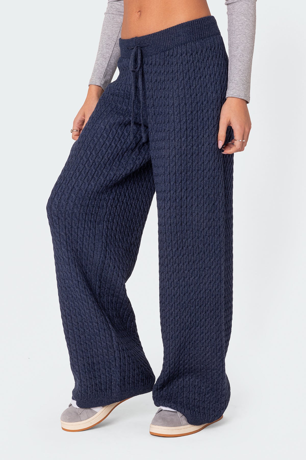 Portia Relaxed Cable Knit Pants-Juice Dress