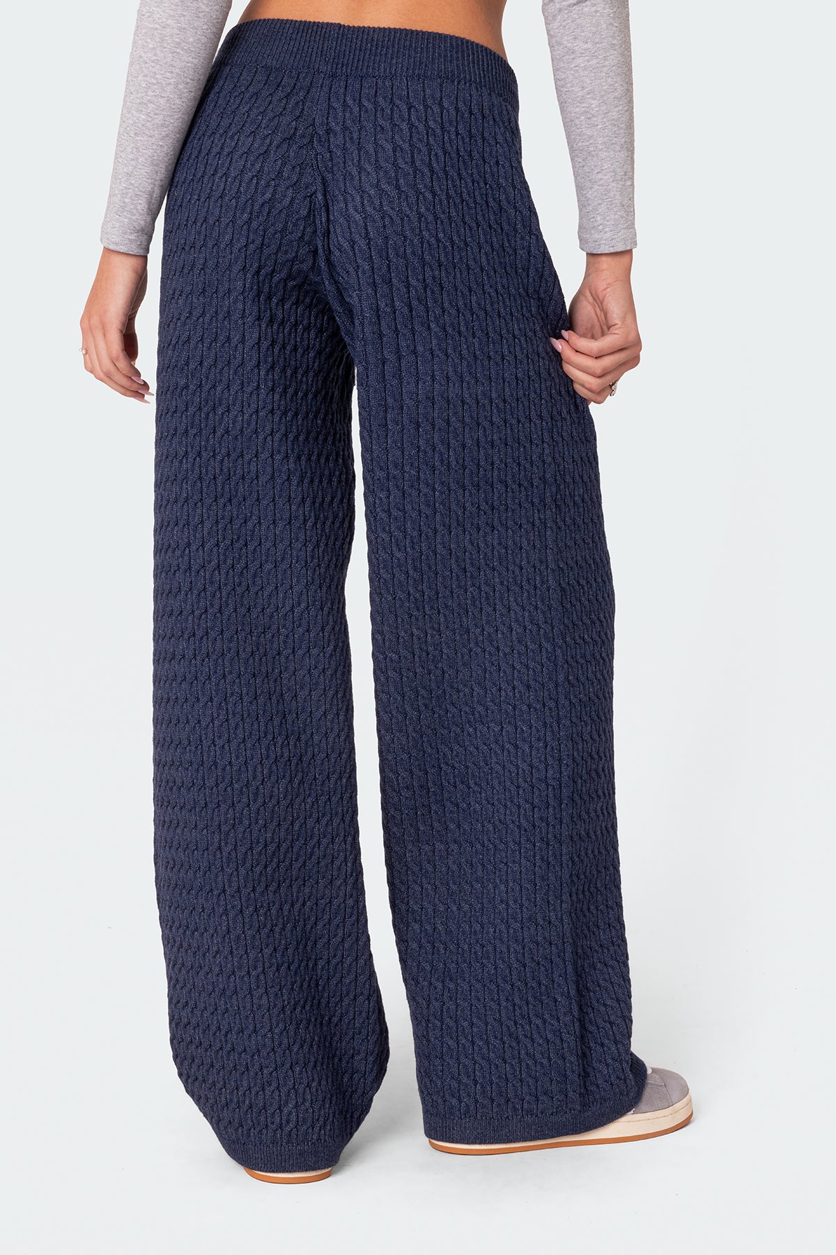 Portia Relaxed Cable Knit Pants-Juice Dress