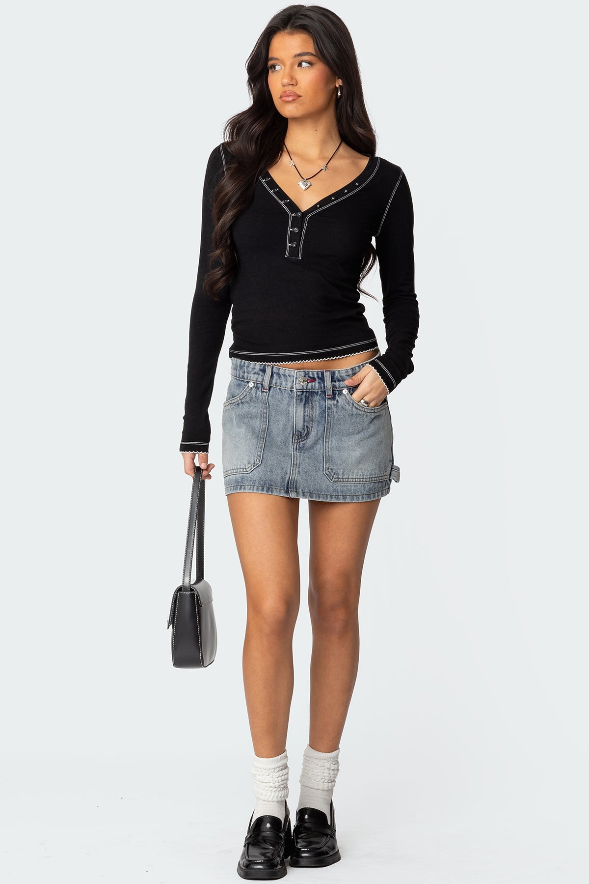 Gigi Carpenter Denim Mini Skirt-Juice Dress