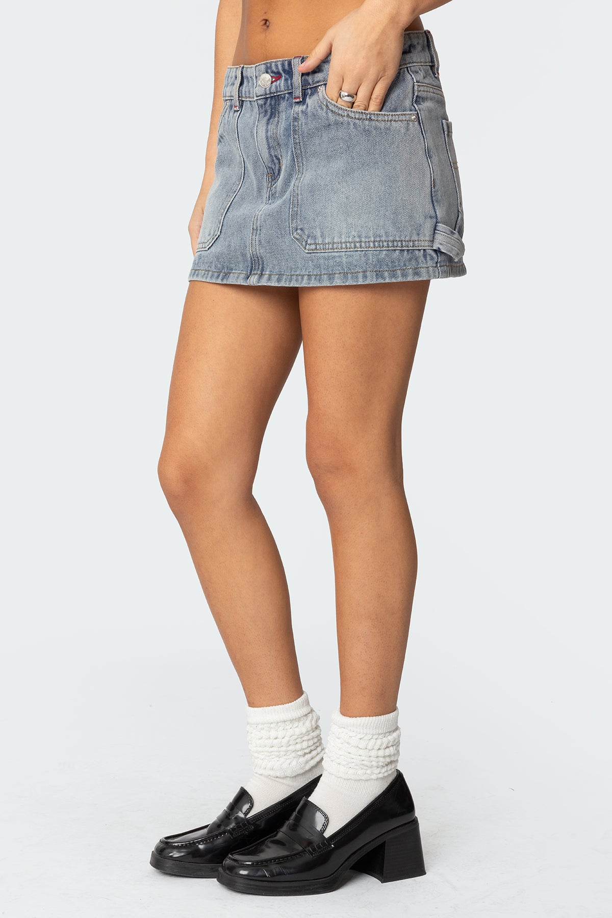 Gigi Carpenter Denim Mini Skirt-Juice Dress