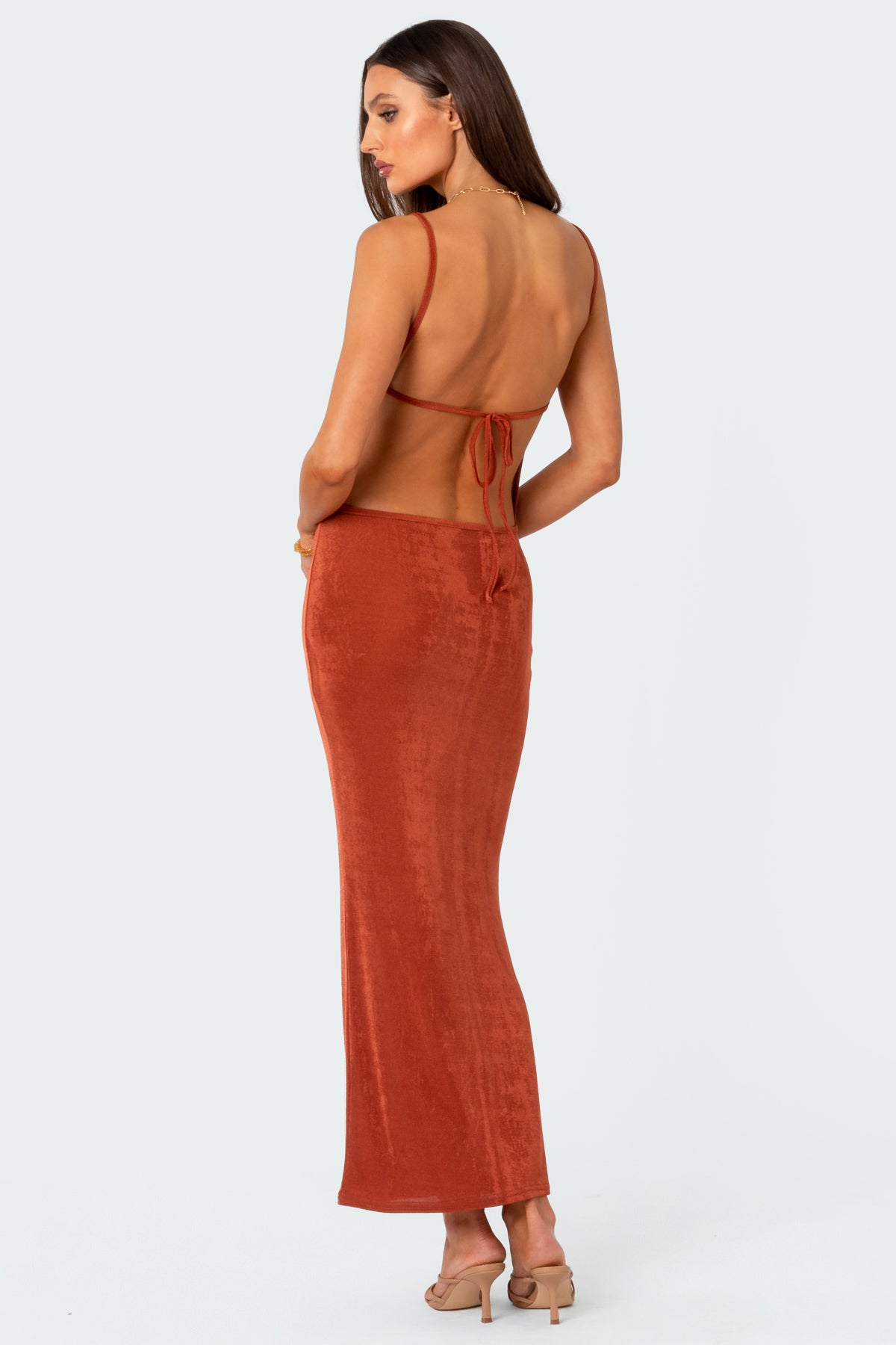 Clea Open Back Maxi Dress-Juice Dress