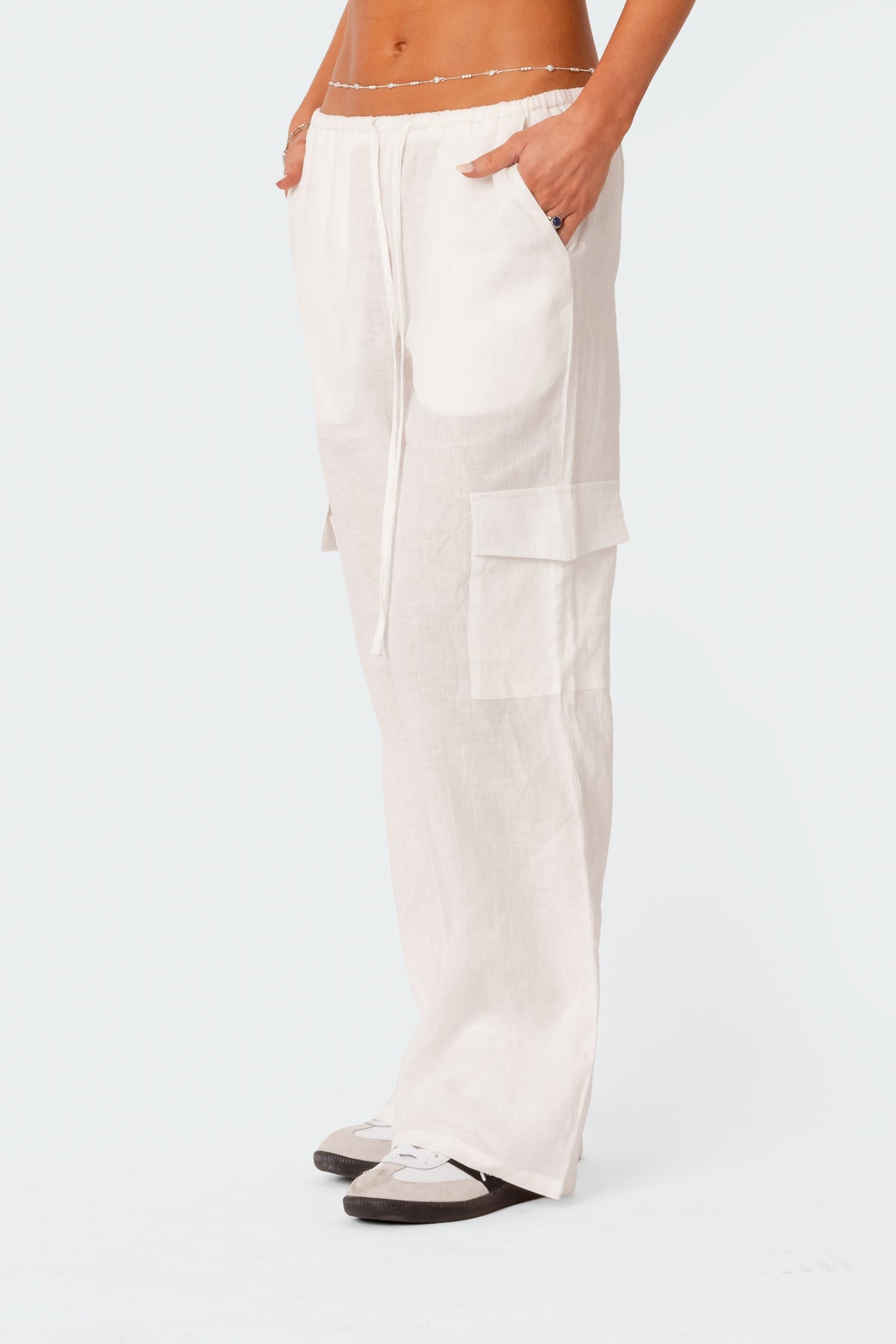 Lyric Linen Look Cargo Pants-Juice Dress