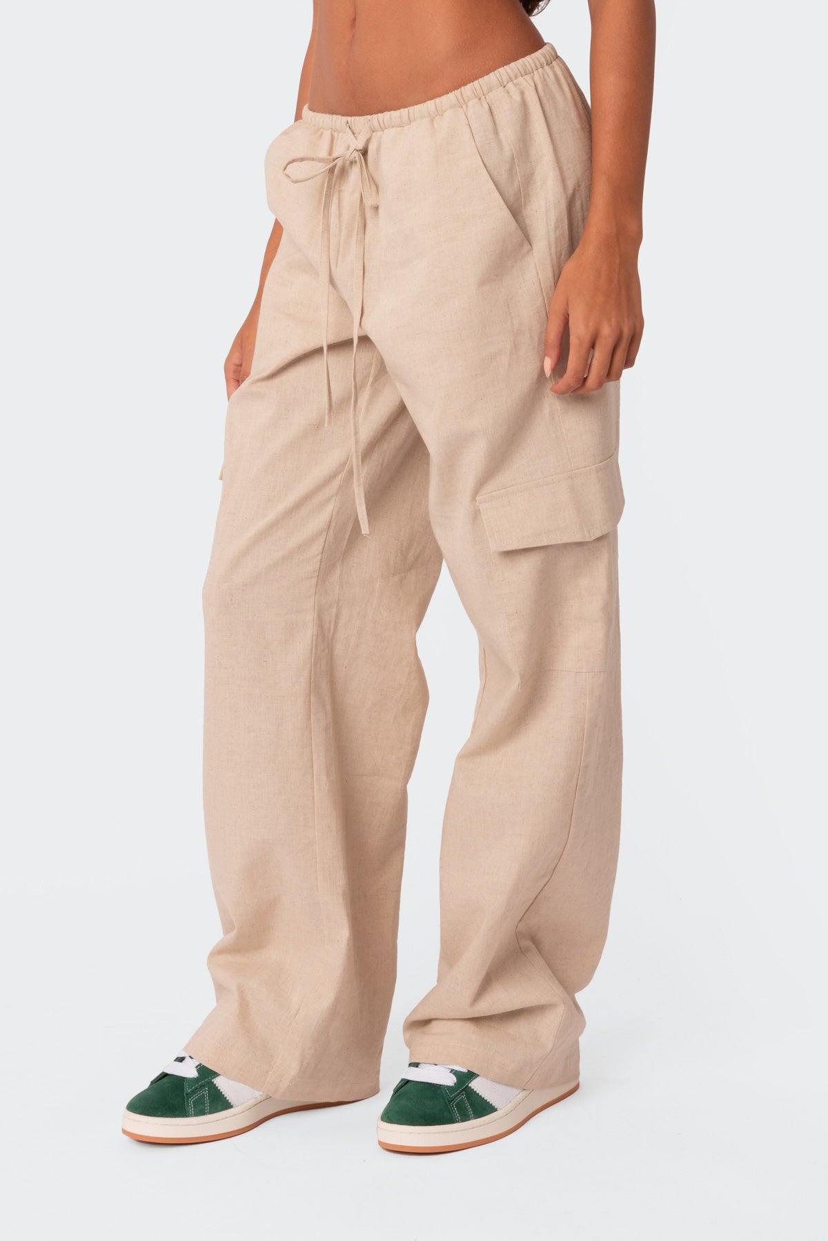 Lyric Linen Look Cargo Pants-Juice Dress