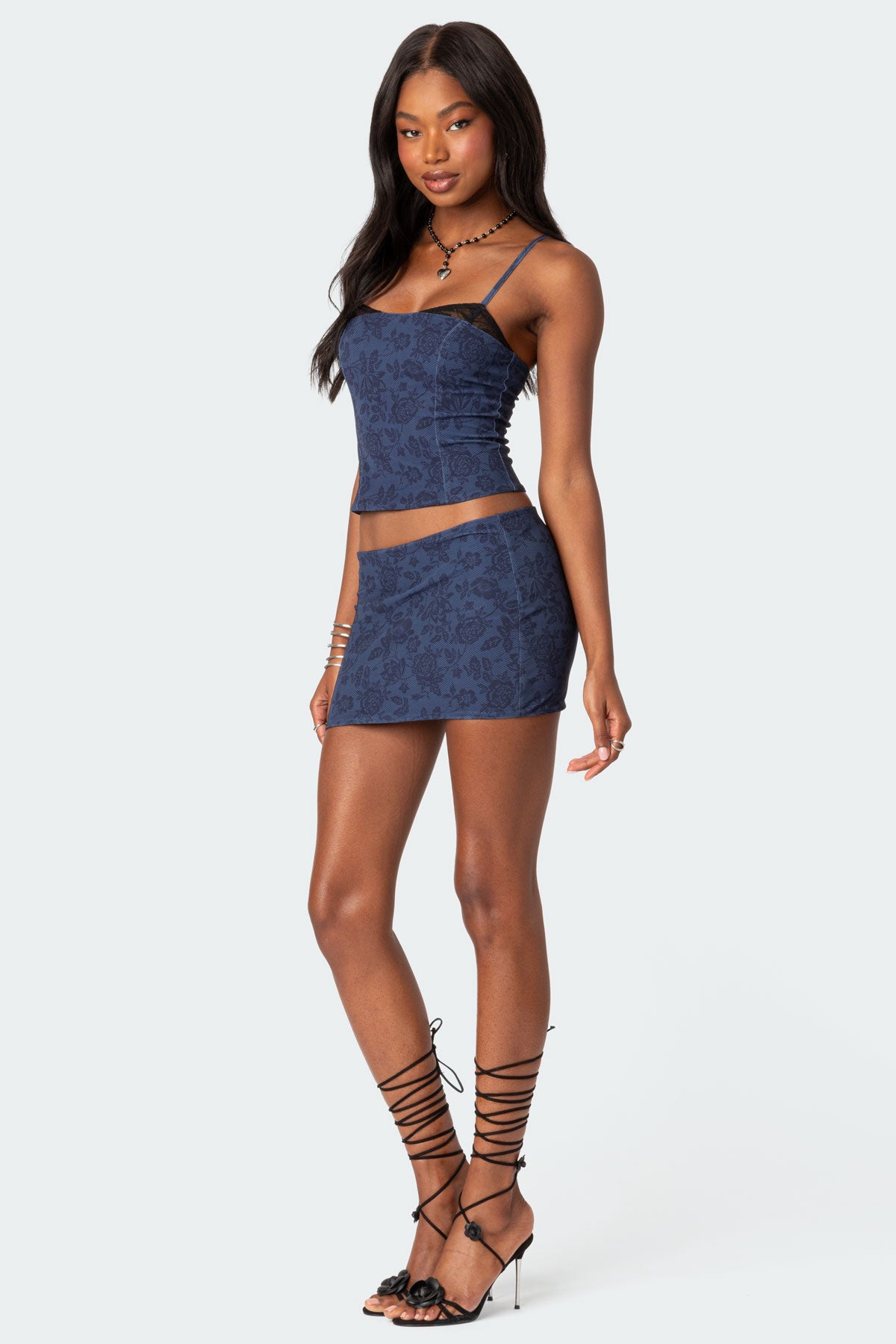 Amal Printed Mini Skirt-Juice Dress