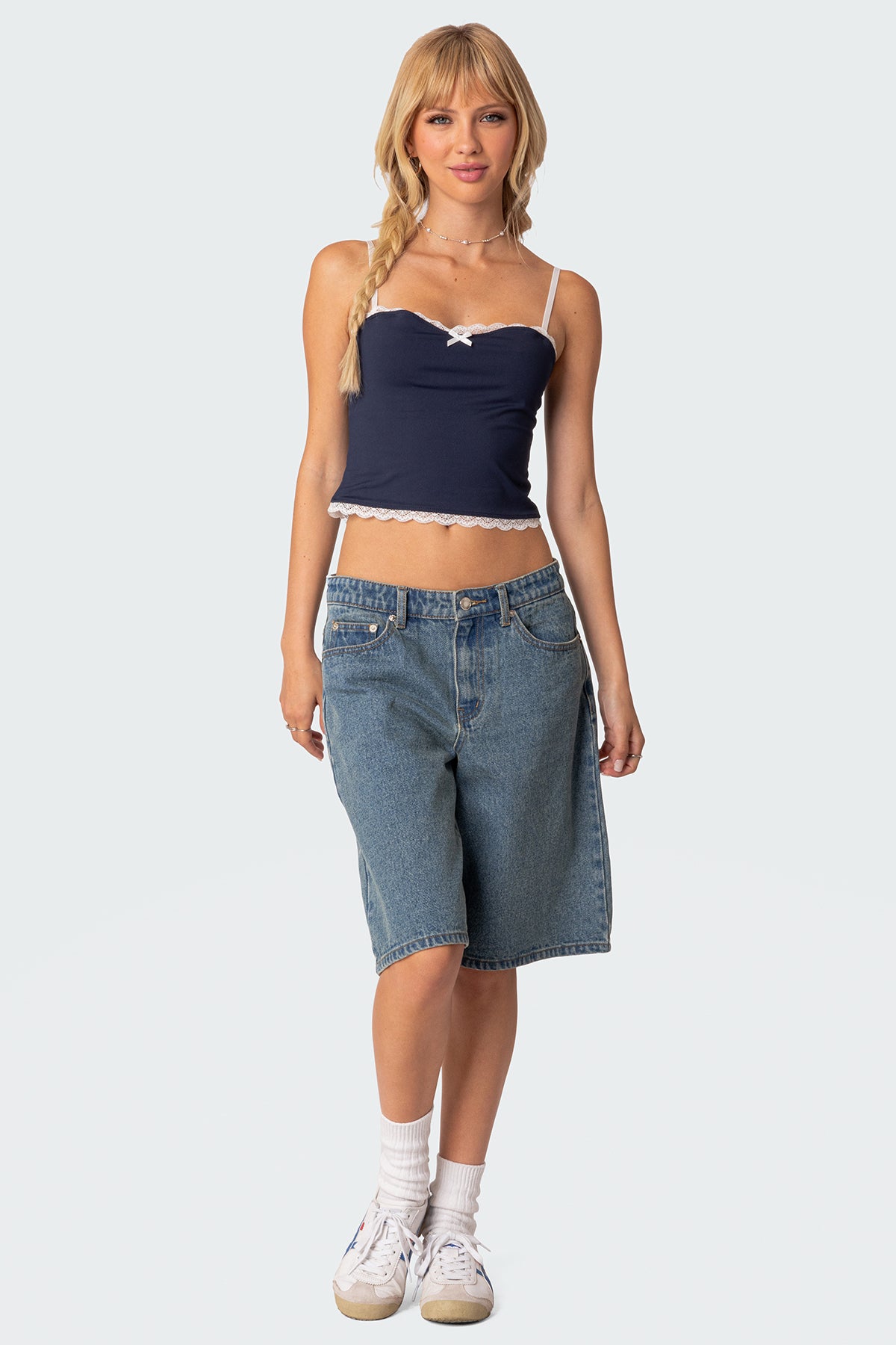 Alara Lace Trim Tank Top-Juice Dress