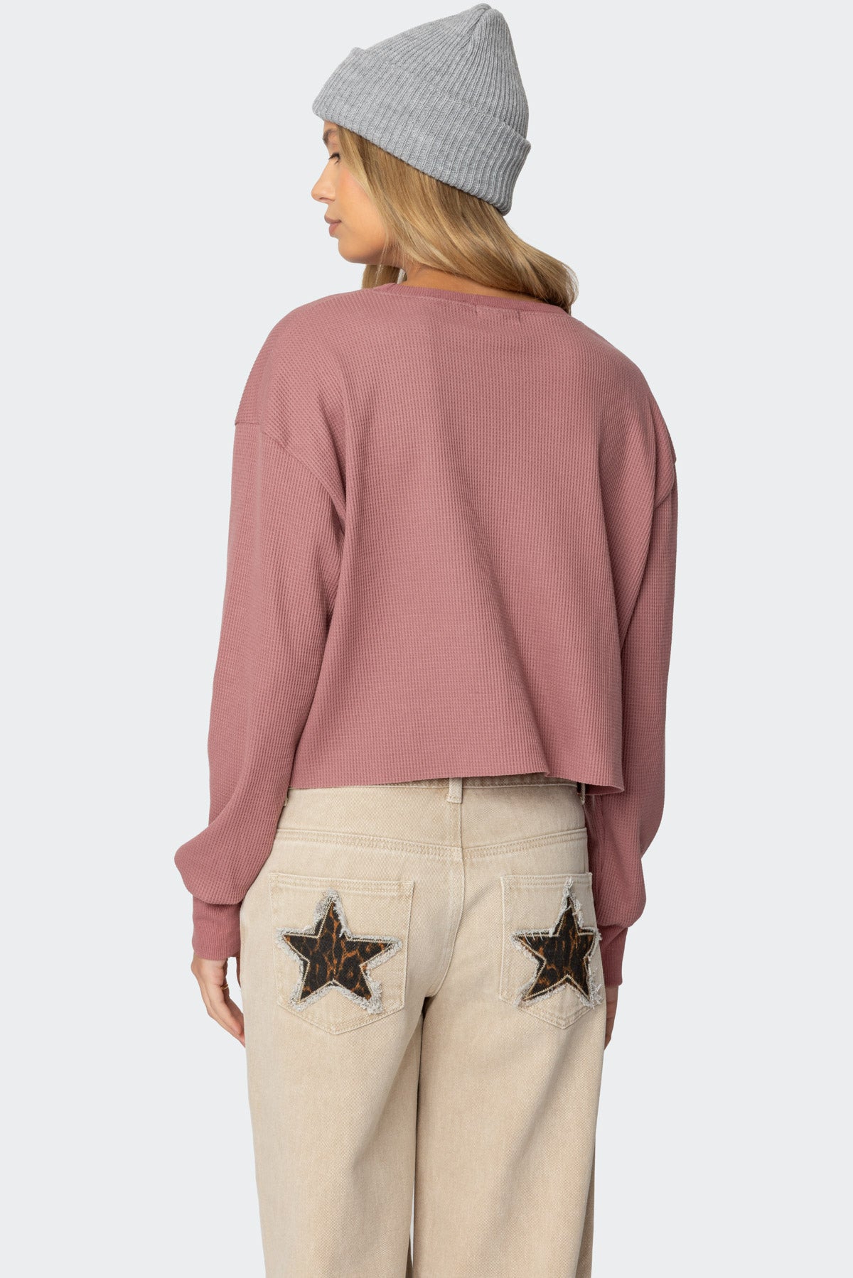 88 Waffle Long Sleeve T Shirt-Juice Dress