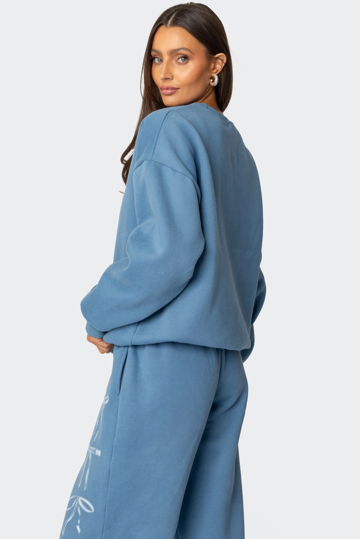 Bow Bliss Oversized Sweatshirt-Juice Dress