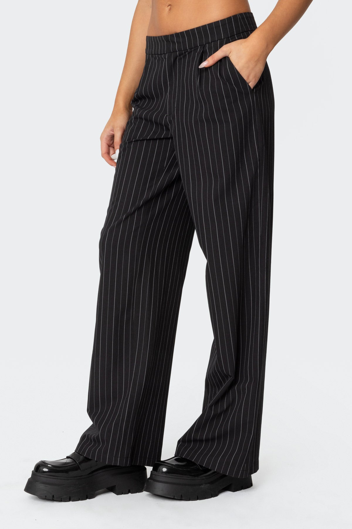 Aliza Pinstripe Pants-Juice Dress