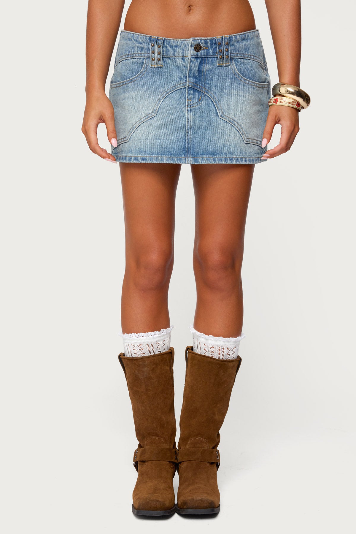Tory Western Denim Mini Skirt-Juice Dress