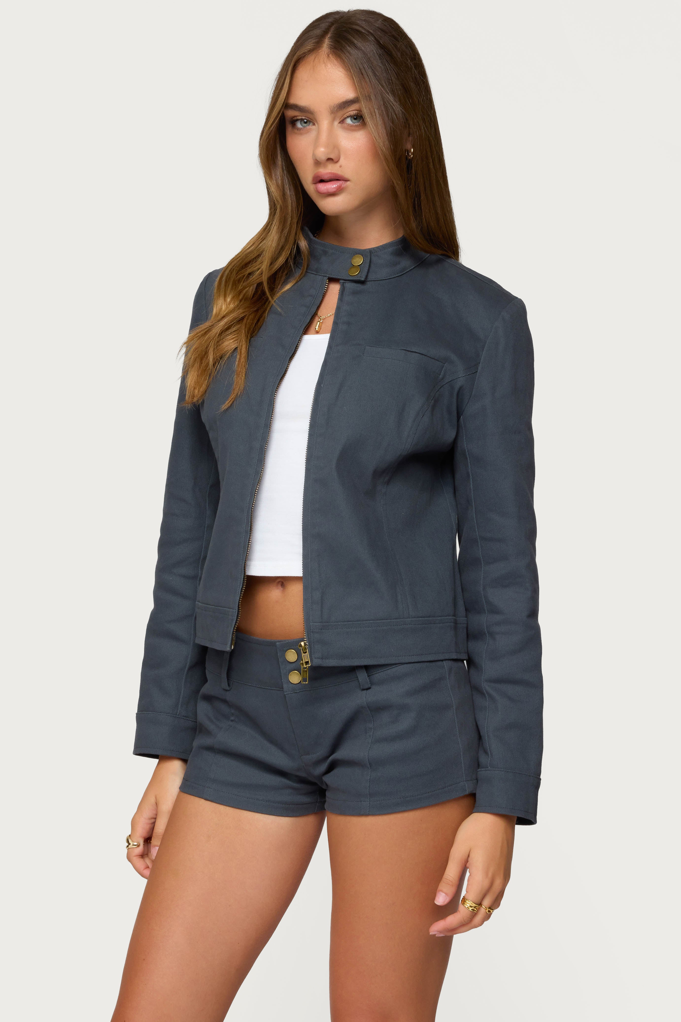 Kayra Moto Jacket-Juice Dress