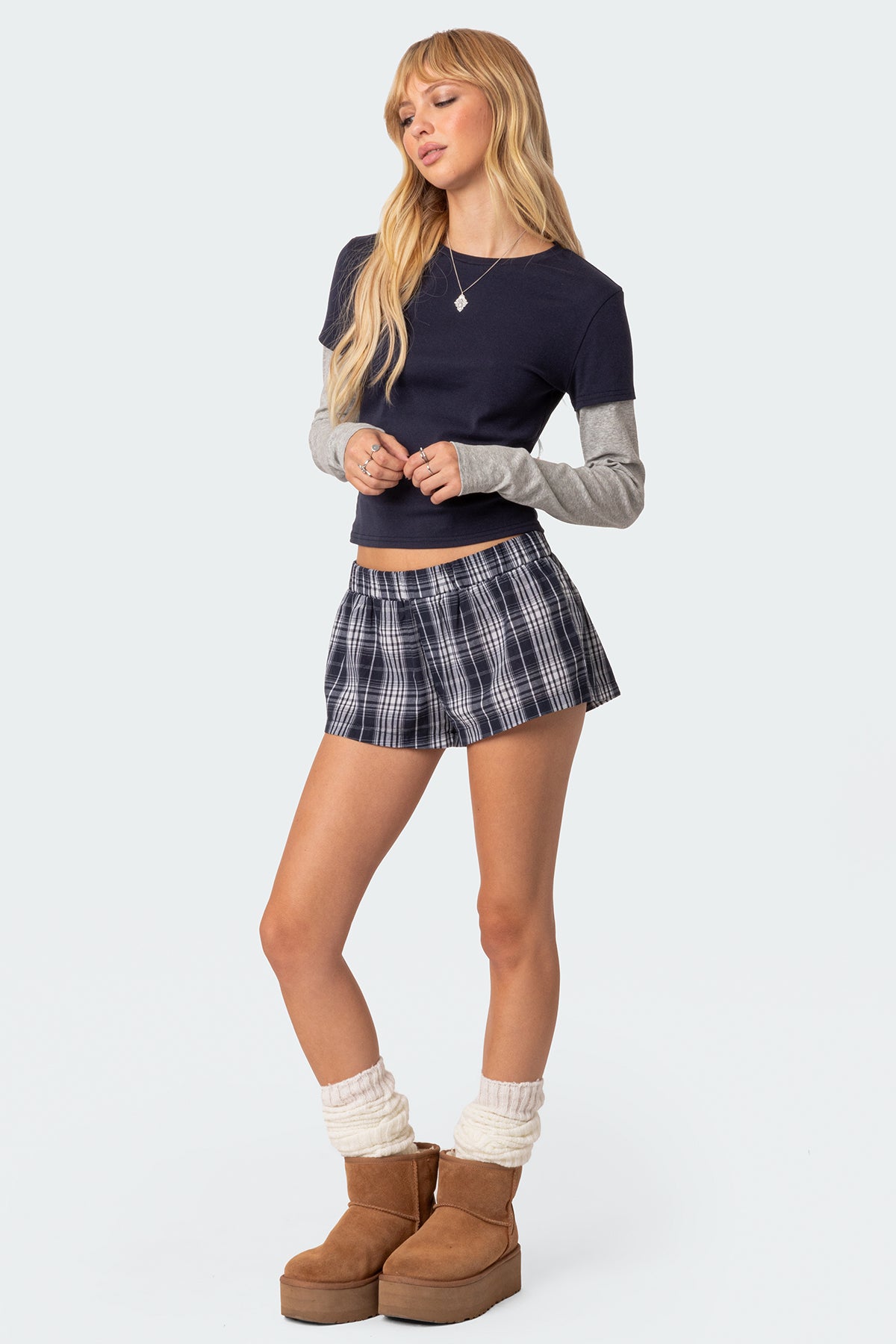 Mood Layered Long Sleeve T Shirt-Juice Dress