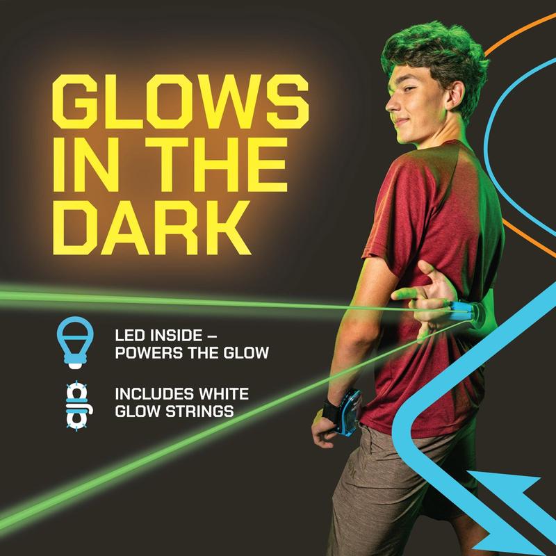 49% OFF This Week Promotions🎉🎉World's First String Launching Webshooter that Glows-In-the-Dark