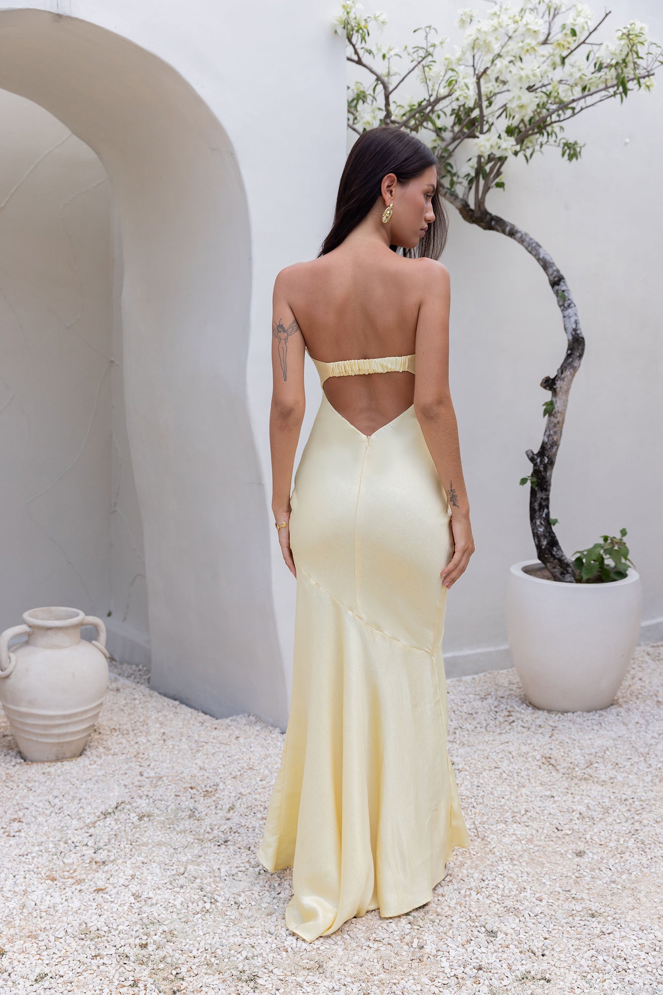 Dream Destinations Maxi Dress Yellow-Seaa Fashion