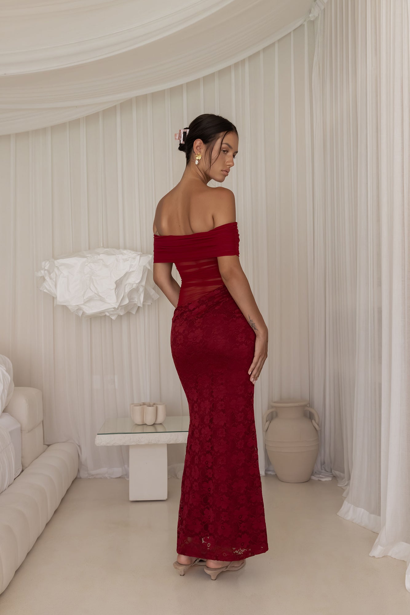 Emery Maxi Dress Plum-Seaa Fashion