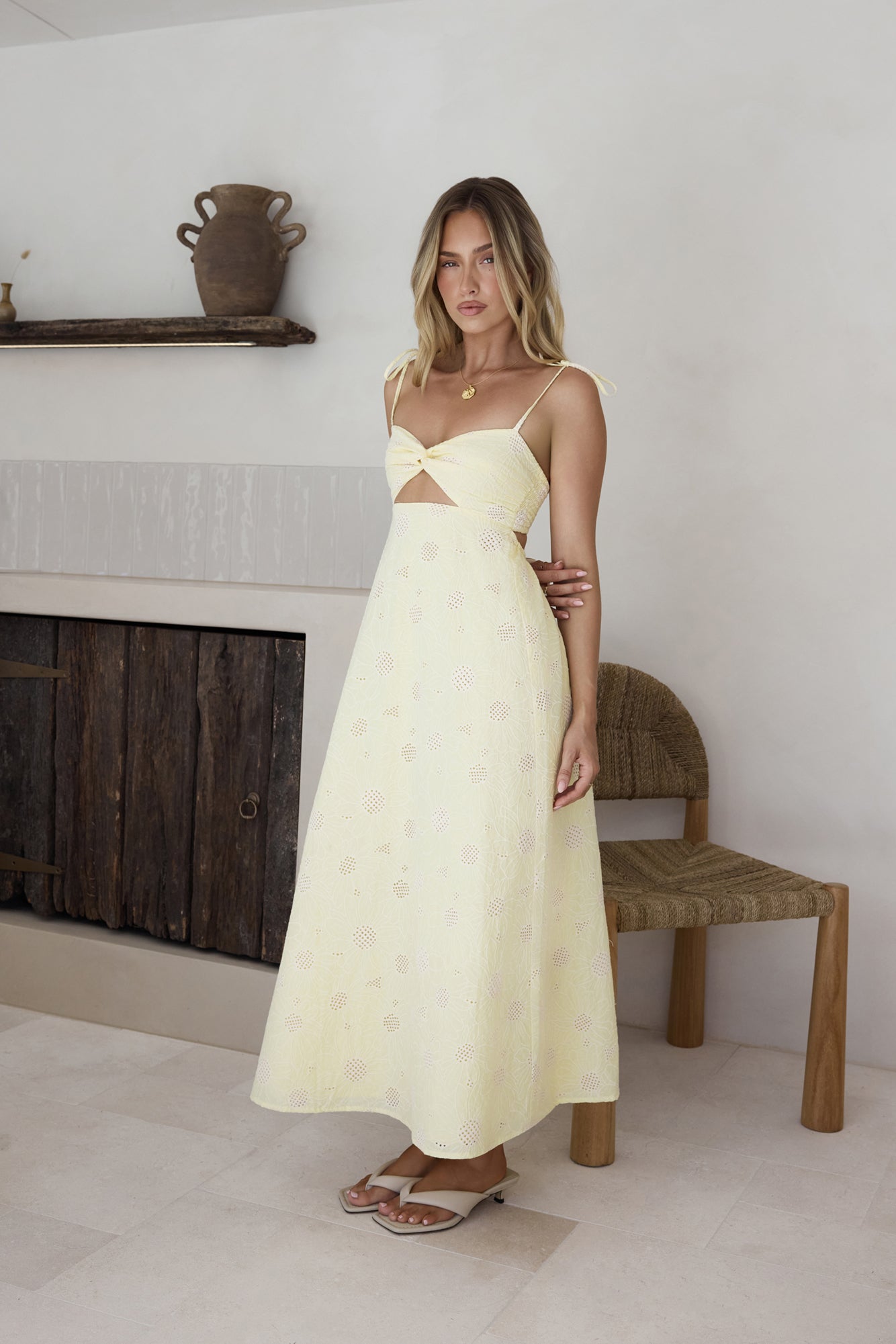 Sunflower Dreams Maxi Dress Yellow-Seaa Fashion