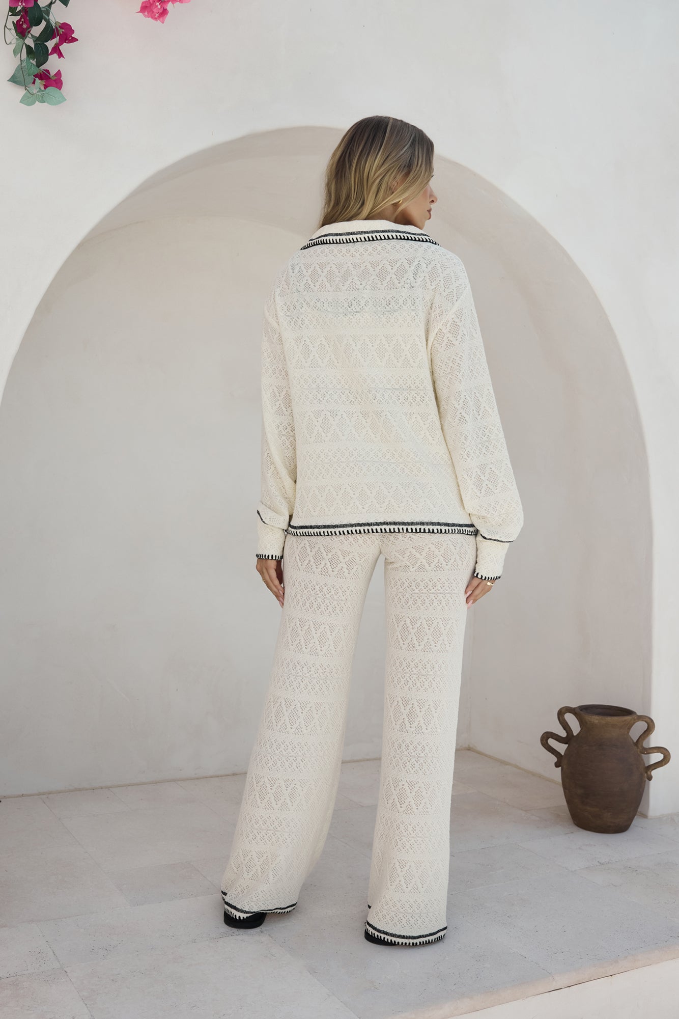 Mermaid Tales Pant Cream-Seaa Fashion