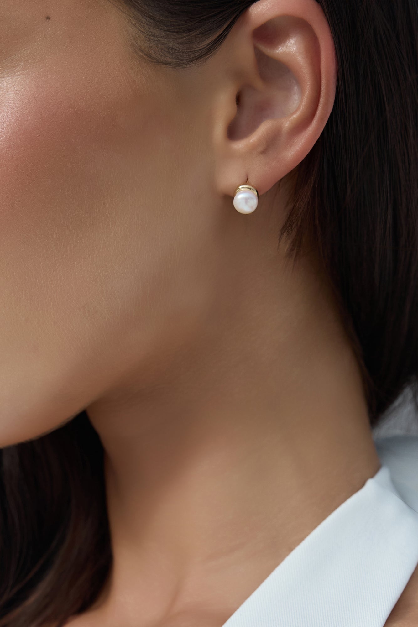 Kaida Pearl Earrings Gold-Seaa Fashion