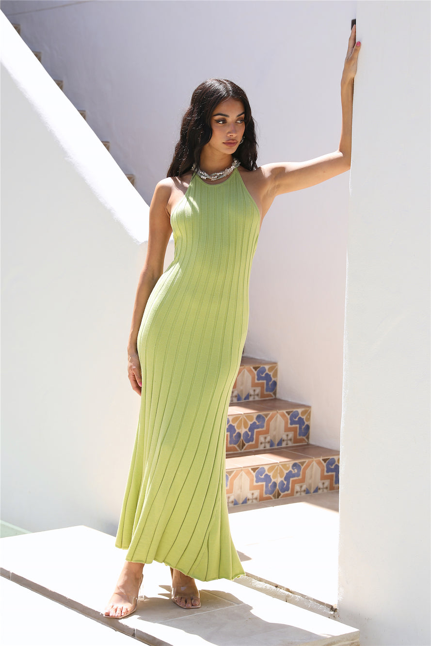 Taking Chances Maxi Dress Green-Seaa Fashion
