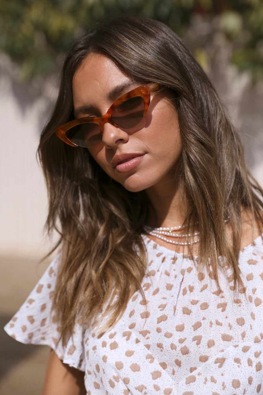 BANBÉ The Ambrosio Sunglasses Maple Tort Honey Fade-Seaa Fashion