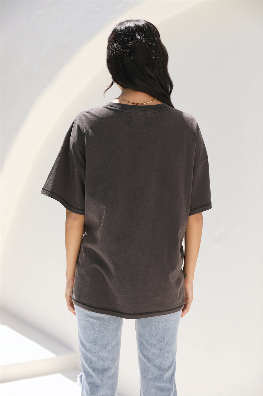 WRANGLER Butterfly Effect Tee Worn Black-Seaa Fashion