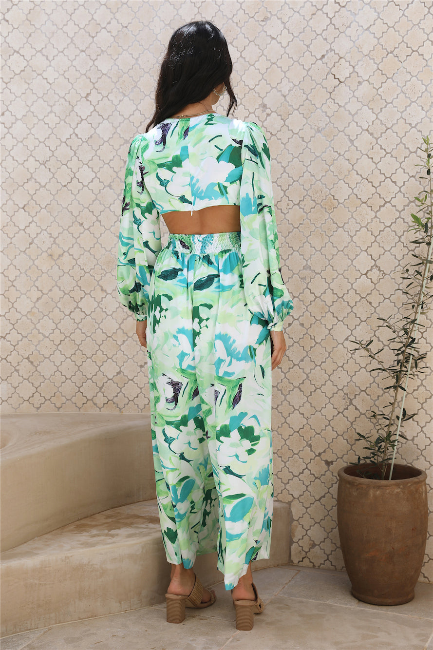 Another Life Jumpsuit Green-Seaa Fashion