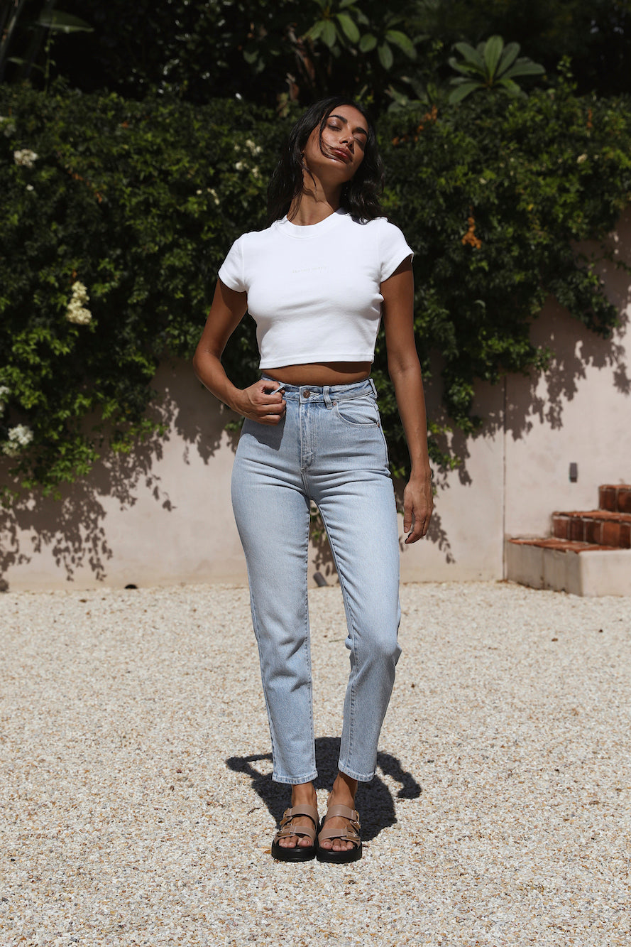 ABRAND A '94 High Slim Gina Jean-Seaa Fashion