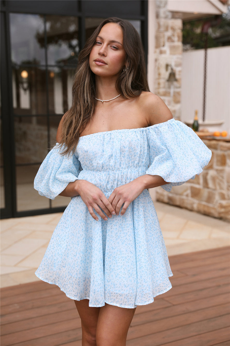 Miss You Dress Blue-Seaa Fashion