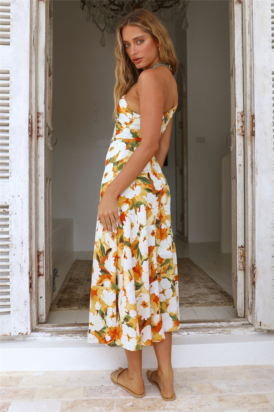 My Truth Maxi Dress Orange-Seaa Fashion
