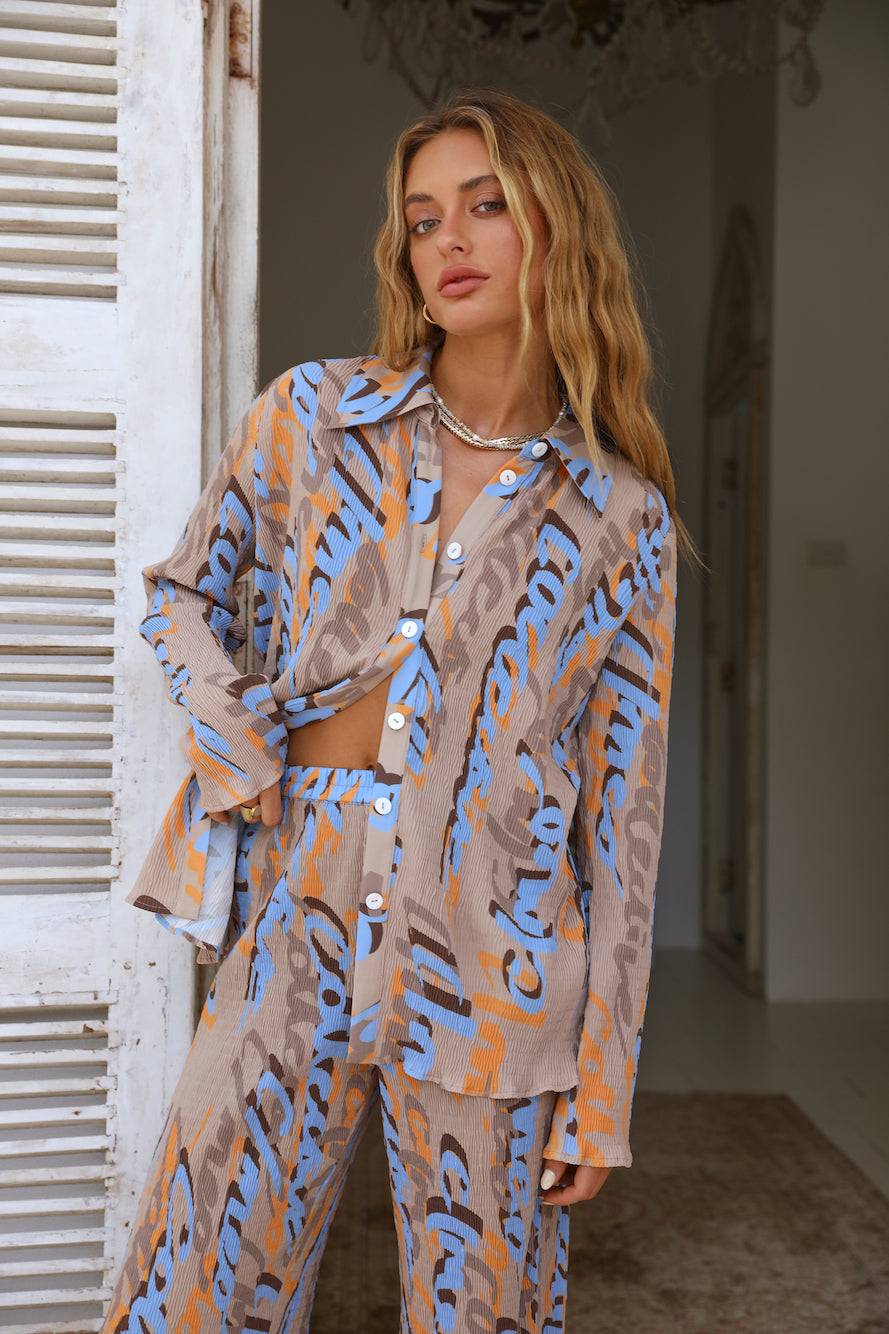 C/MEO COLLECTIVE Mine Still Shirt Graffiti-Seaa Fashion