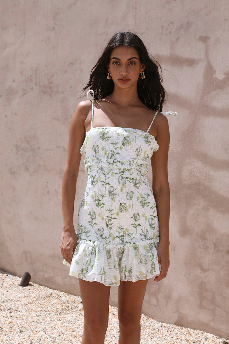 Woodlands Dress Green-Seaa Fashion