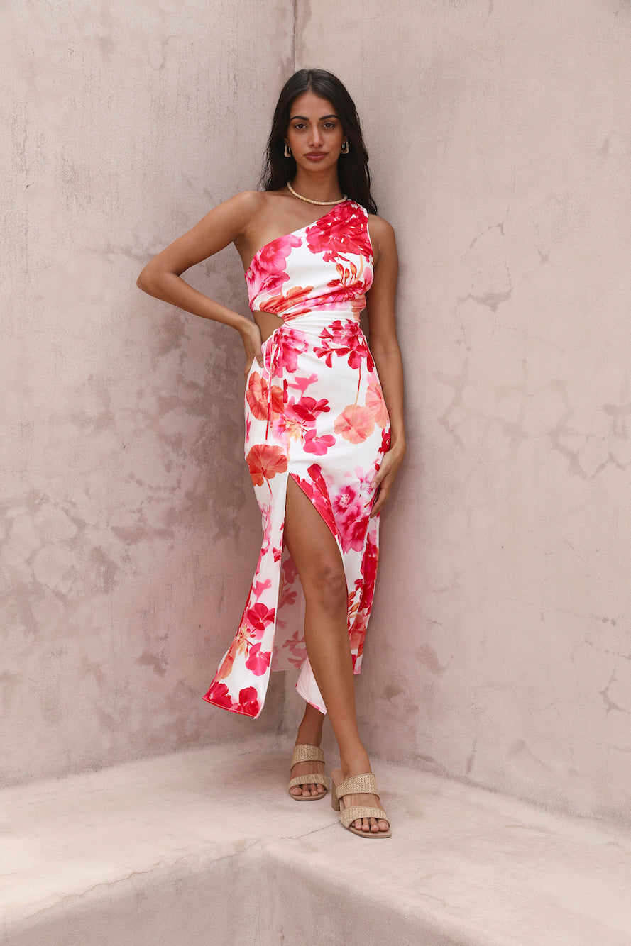 Flowers In Your Hair Maxi Dress Pink-Seaa Fashion