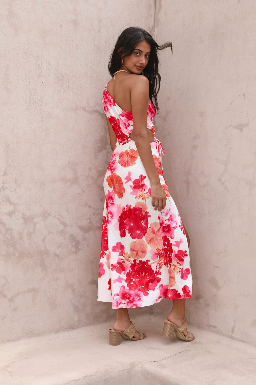 Flowers In Your Hair Maxi Dress Pink-Seaa Fashion