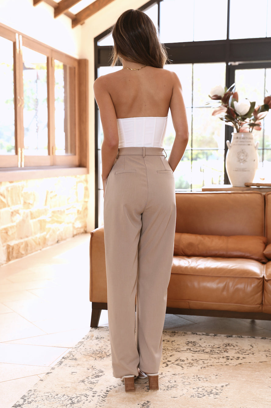 Twin Flame Pants Brown-Seaa Fashion