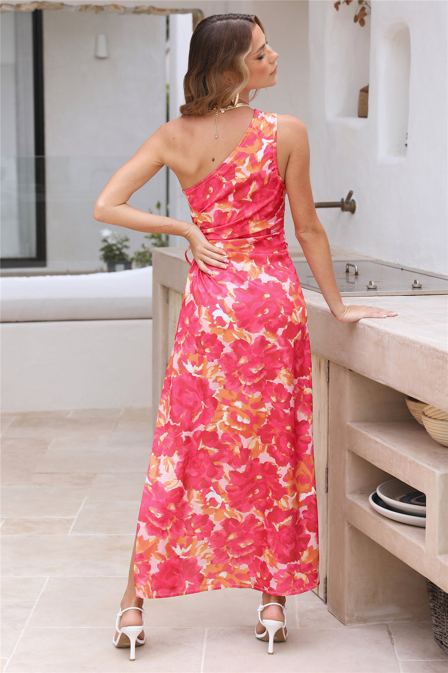 Dahlia Maxi Dress Pink-Seaa Fashion
