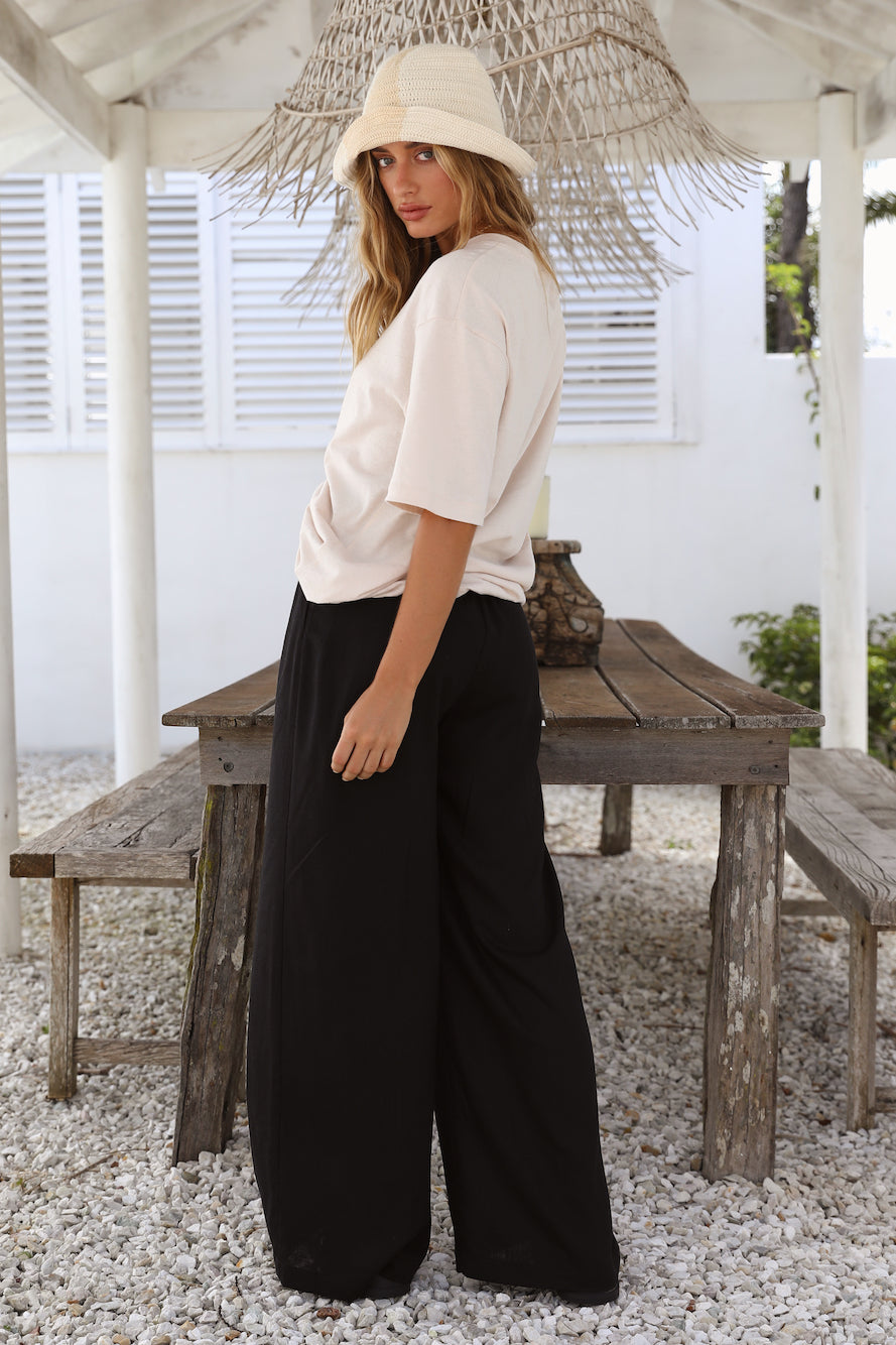 WRANGLER Baggy Hemp Tee Ecru-Seaa Fashion