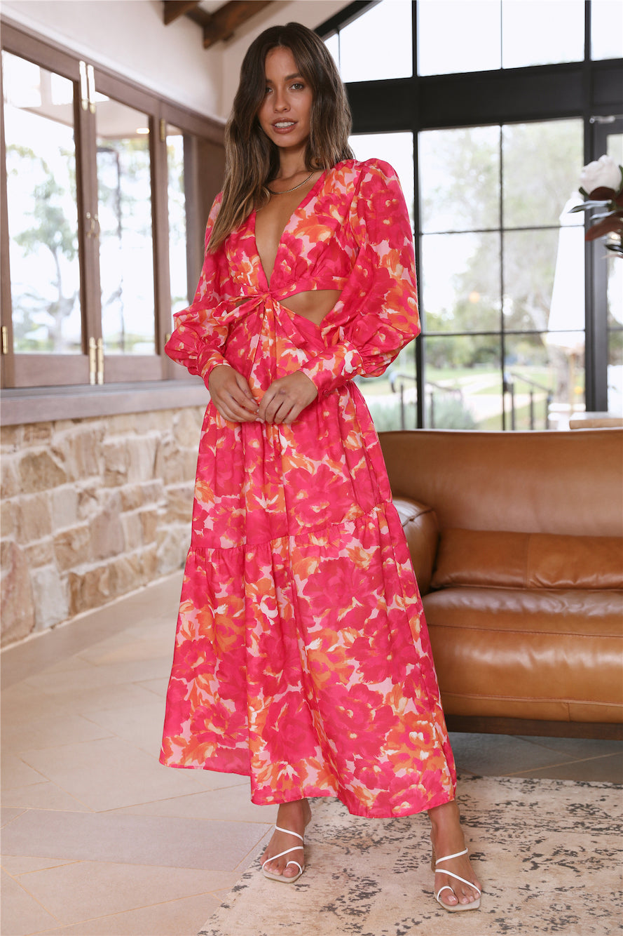 Coastal Walks Maxi Dress Pink-Seaa Fashion