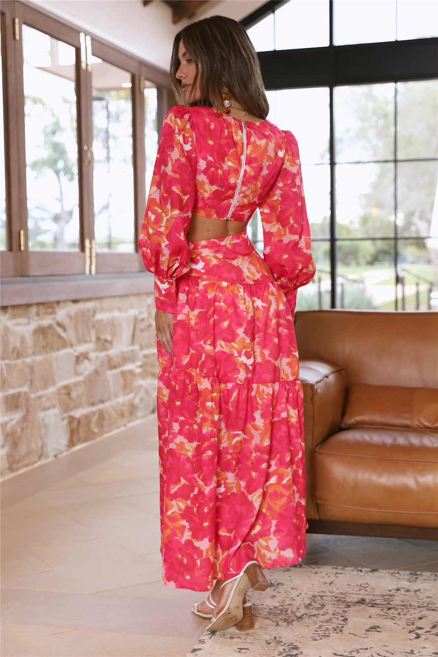 Coastal Walks Maxi Dress Pink-Seaa Fashion