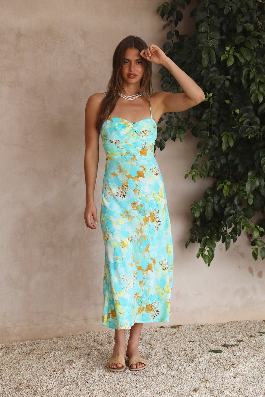 Already Over Maxi Dress Green-Seaa Fashion