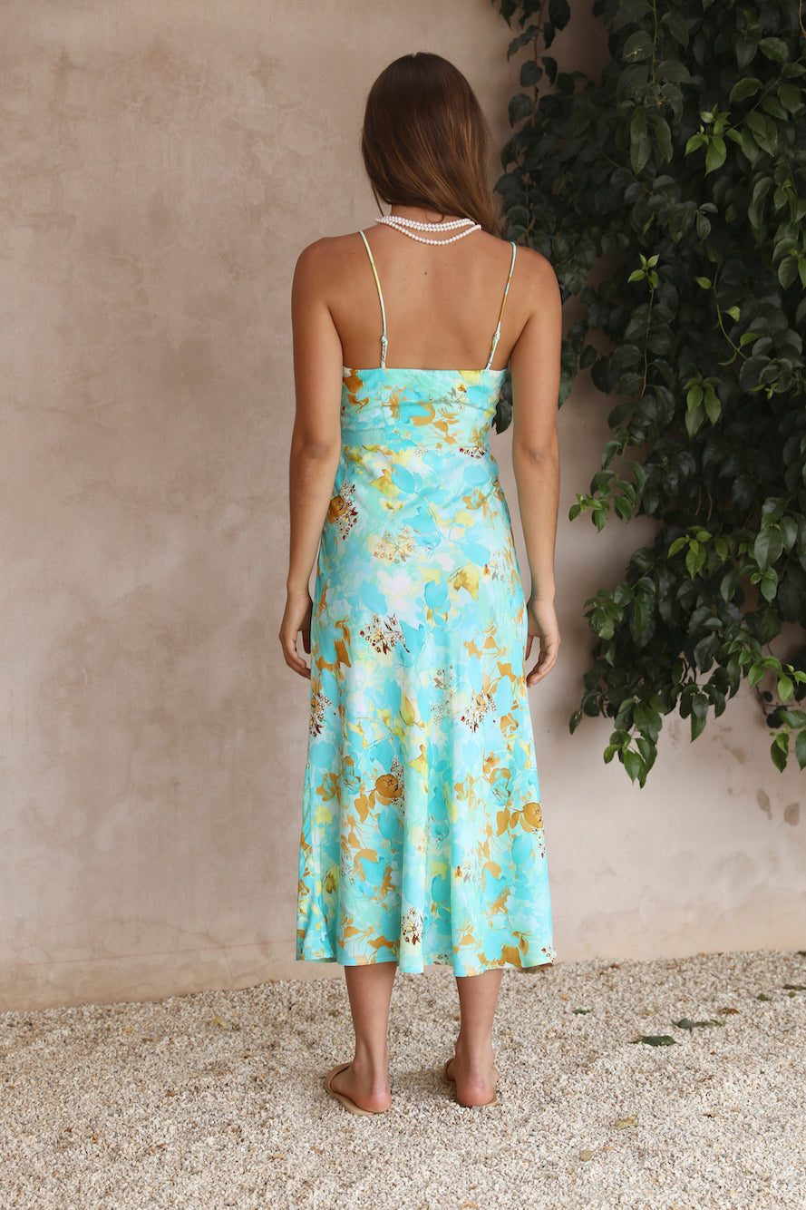 Already Over Maxi Dress Green-Seaa Fashion