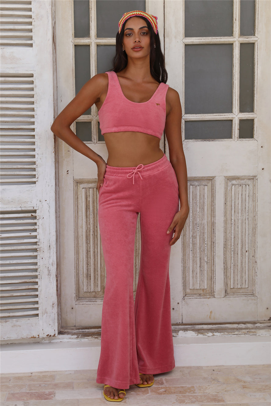 WRANGLER Lagoon Flare Pant Pink-Seaa Fashion