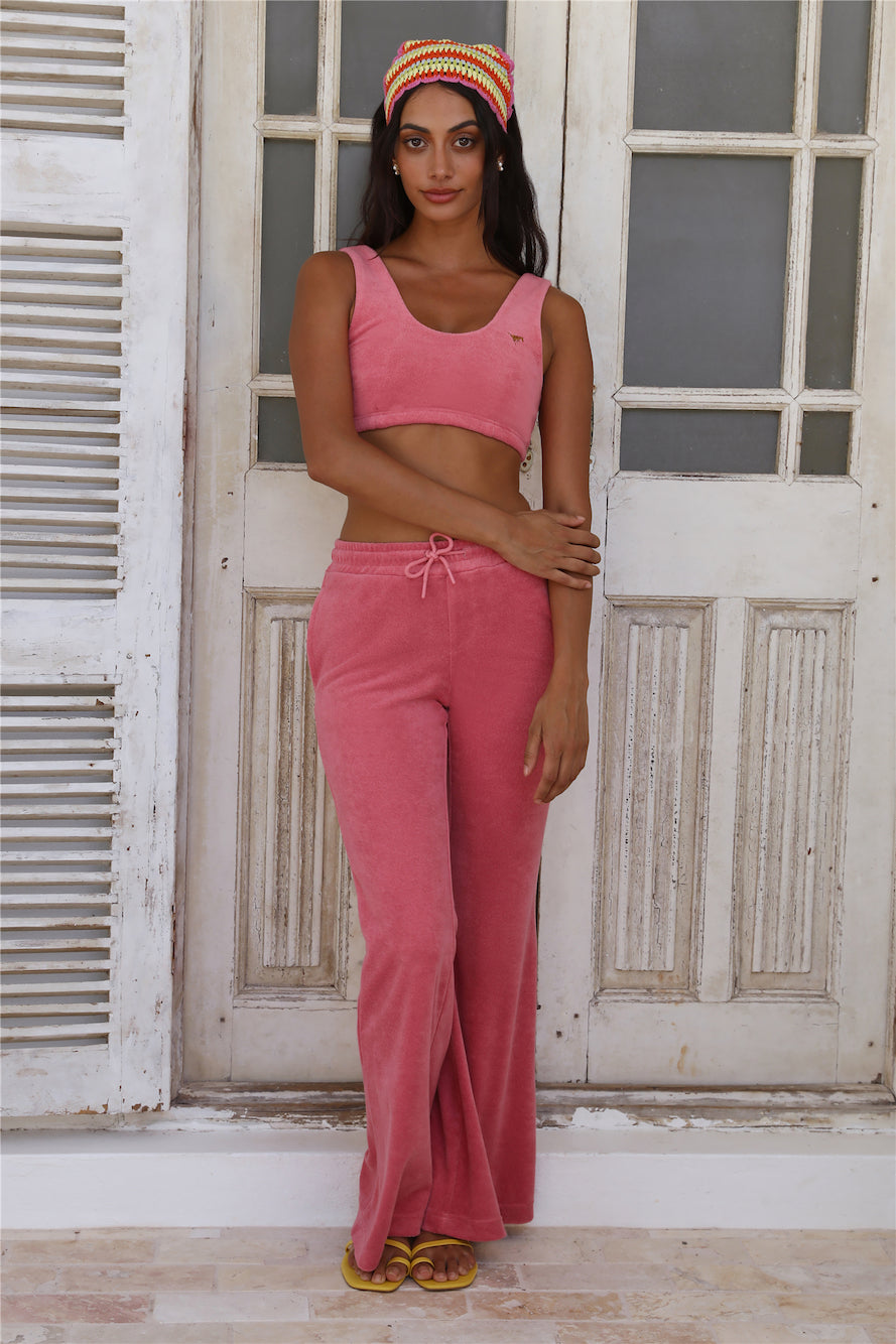 WRANGLER Lagoon Flare Pant Pink-Seaa Fashion