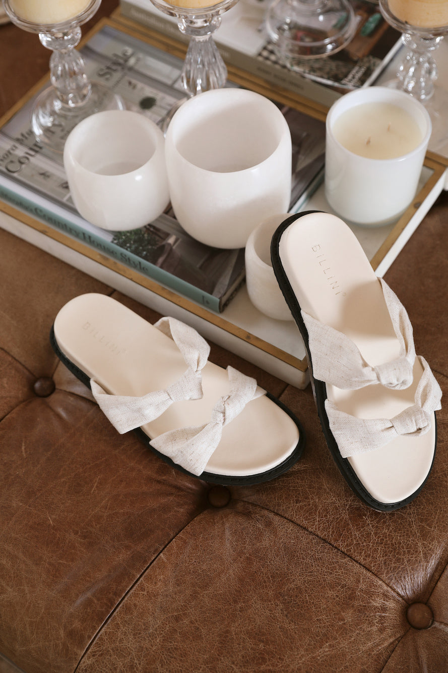 BILLINI Rubi Slides Natural Woven-Seaa Fashion