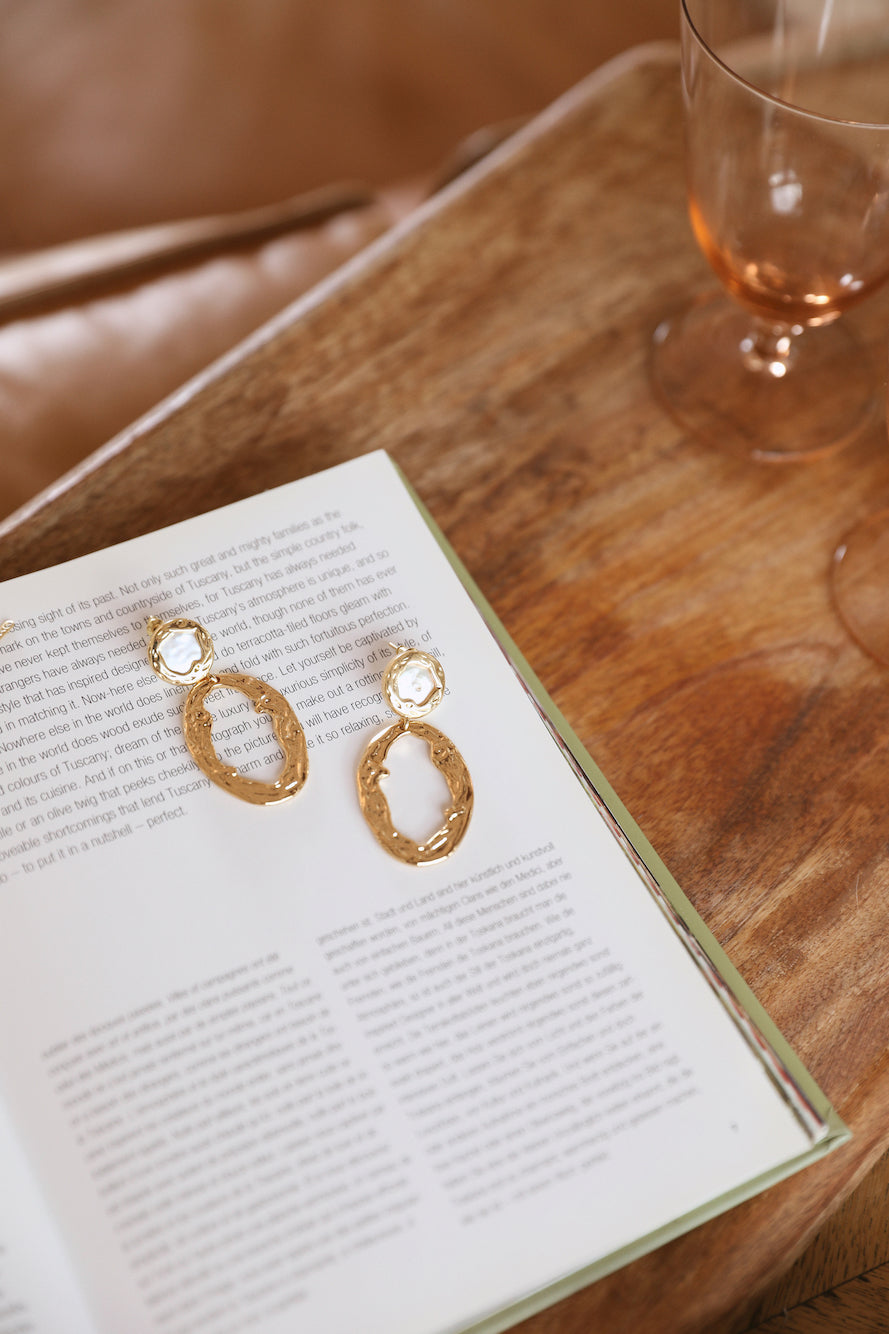 Mirror Mirror Earrings Gold-Seaa Fashion