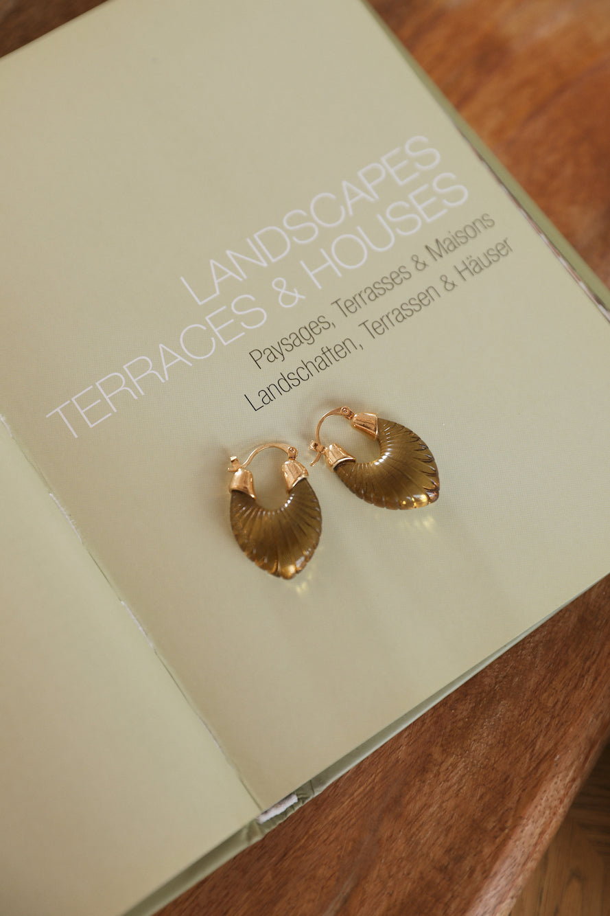 Golden Sundown Earrings-Seaa Fashion