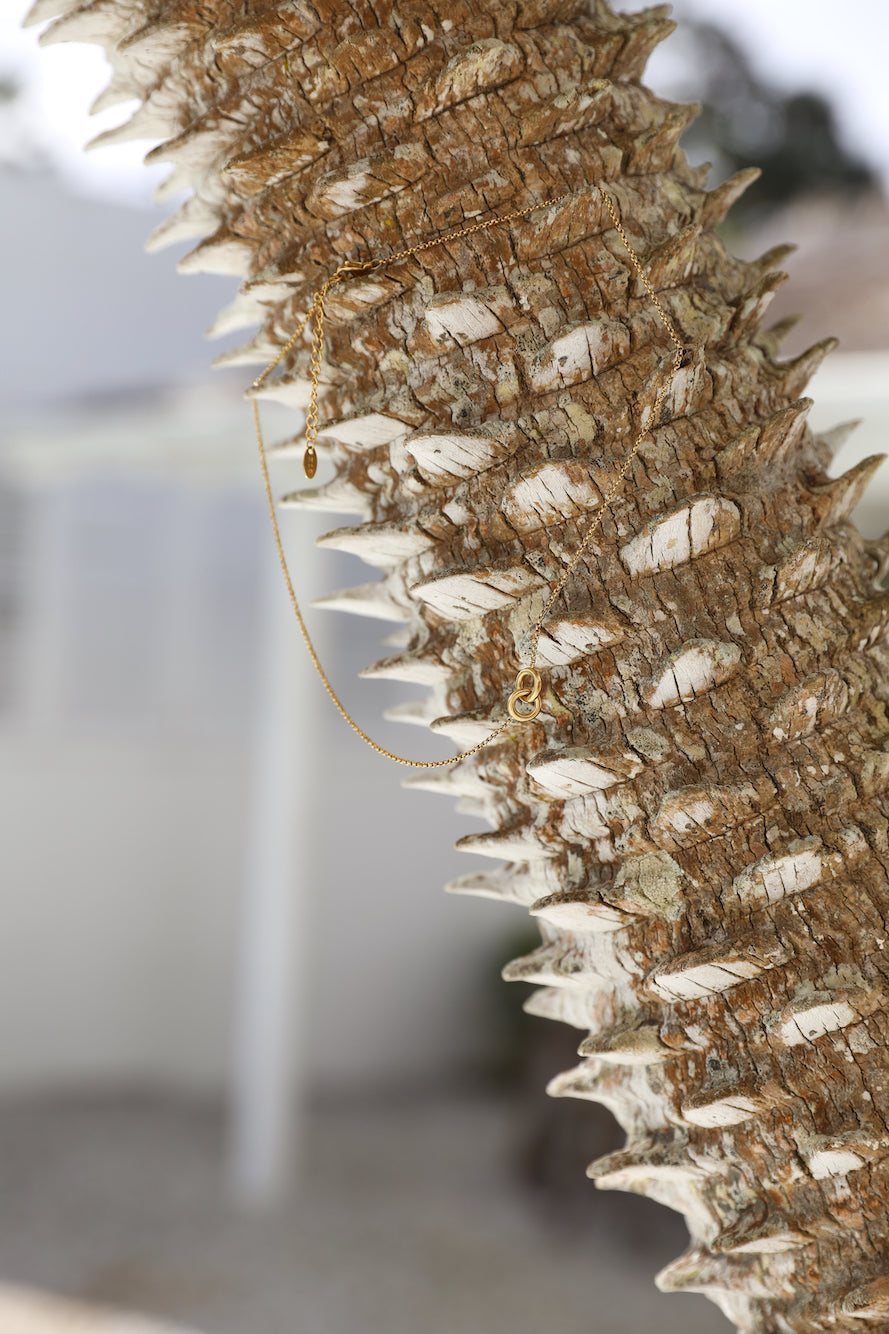 18k gold plated Caught In Destiny Necklace-Seaa Fashion