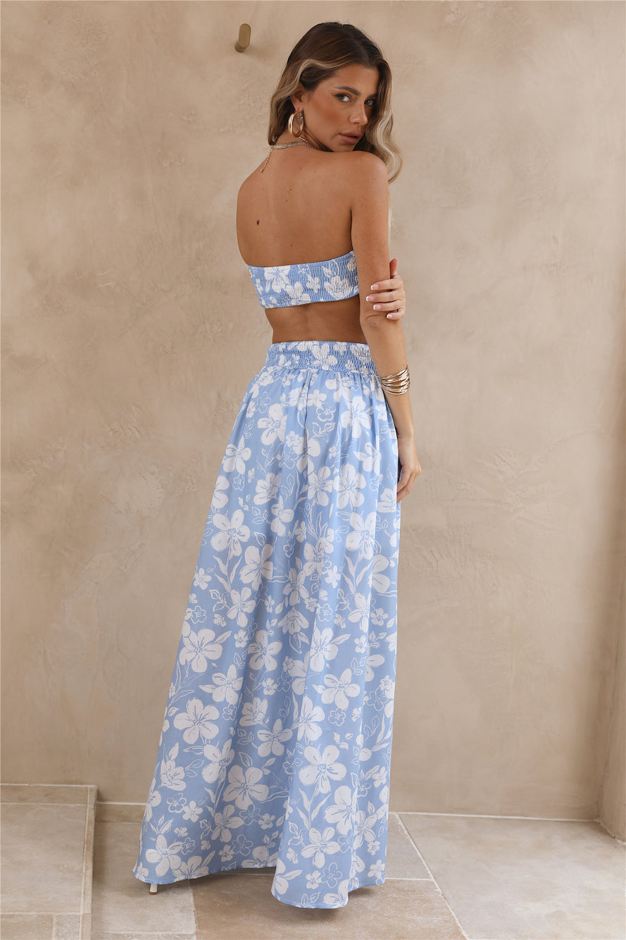 Finale Of Summer Crop Top Blue-Seaa Fashion