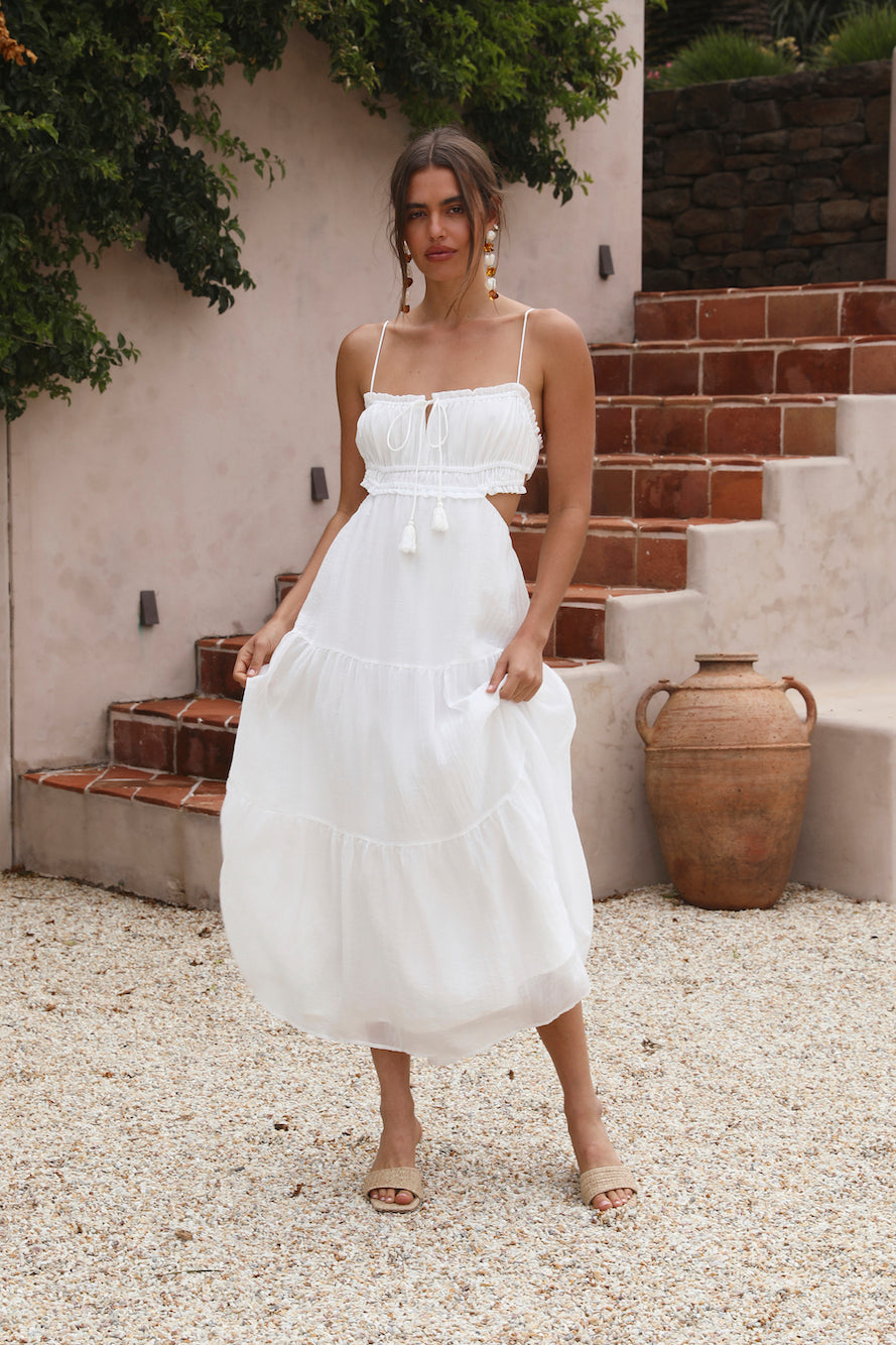 Heartbreaker Maxi Dress White-Seaa Fashion