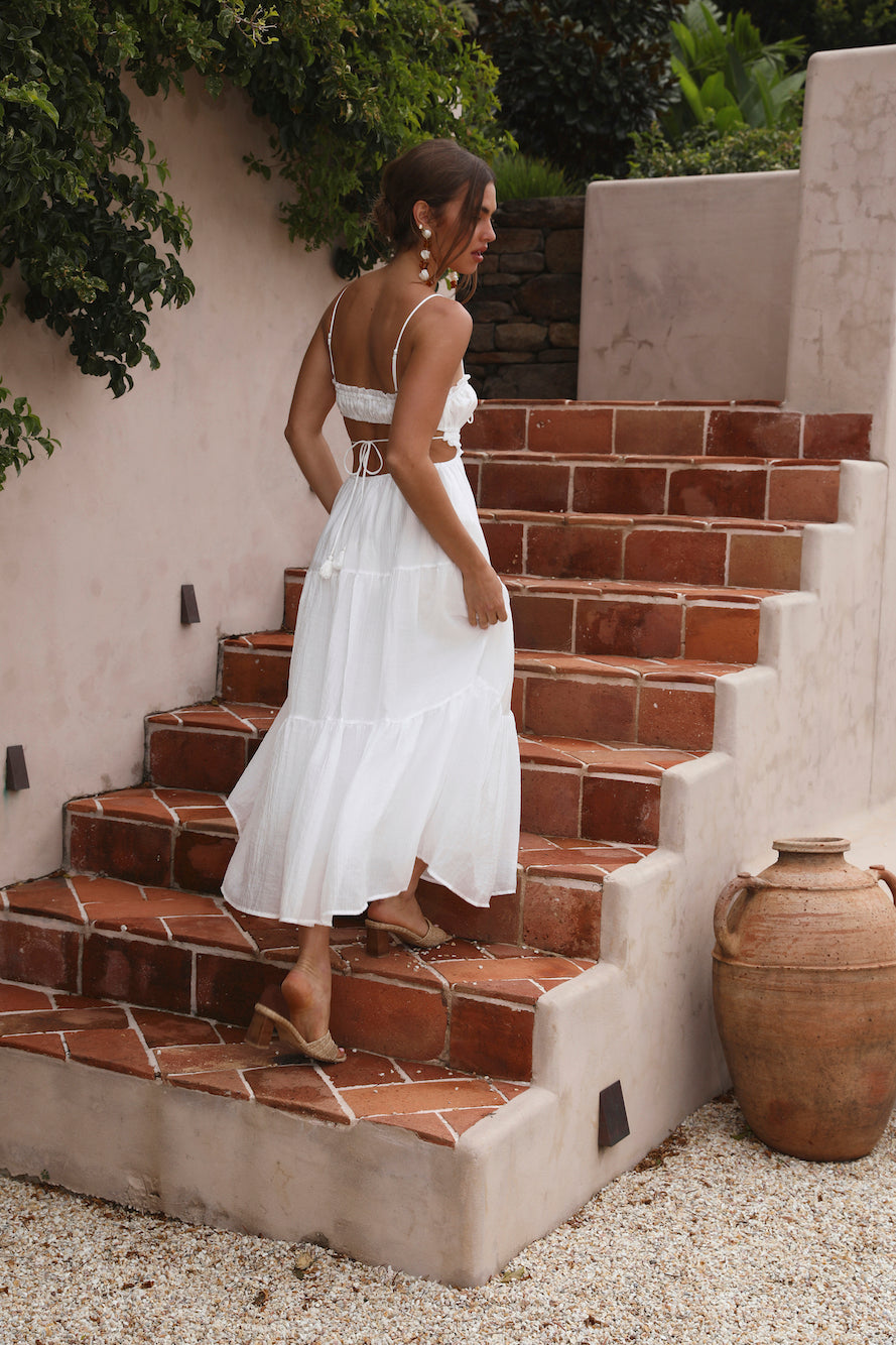 Heartbreaker Maxi Dress White-Seaa Fashion