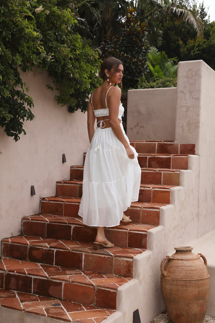 Heartbreaker Maxi Dress White-Seaa Fashion